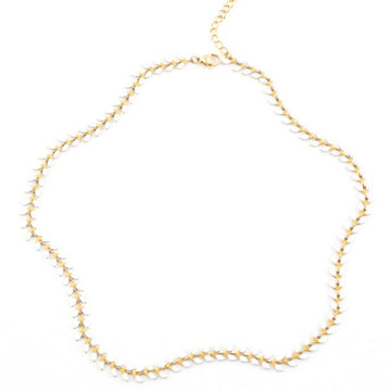 Seeds of Hope Necklace in Gold and Ivory, Give Freedom to Women!