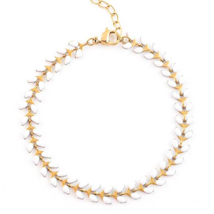 Seeds of Hope Bracelet in Gold and Ivory, Give Freedom to Women!