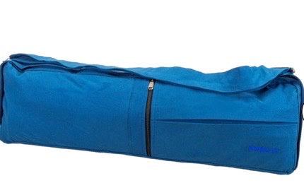 Organic Canvas Yoga Mat Bag -Adjustable Shoulder Strap- Protects Women & Chimpanzees!
