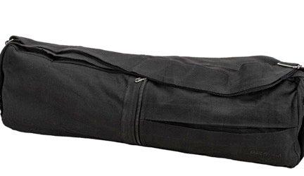 Organic Canvas Yoga Mat Bag -Adjustable Shoulder Strap- Protects Women & Chimpanzees!