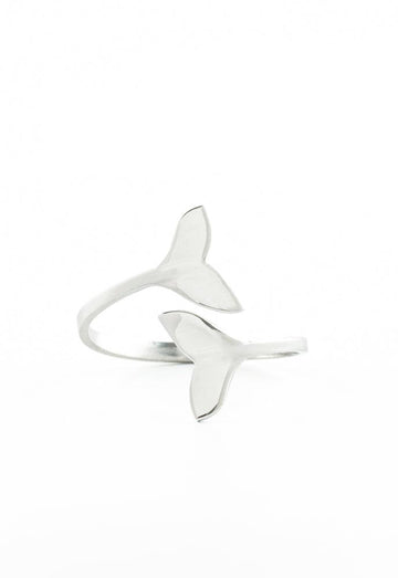 Whale Tale Wrap Ring in Silver, Gives Freedom to Women!