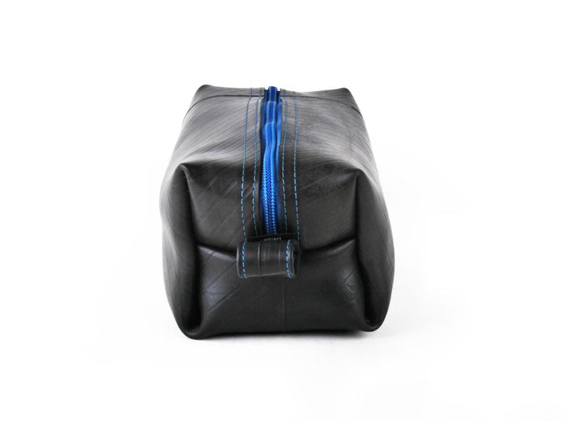 Large upcycled Tire Dopp Travel Kit - Made in the USA - Saves Landfill Space!