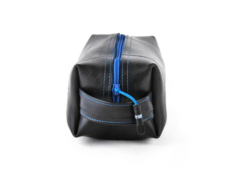 Large upcycled Tire Dopp Travel Kit - Made in the USA - Saves Landfill Space!