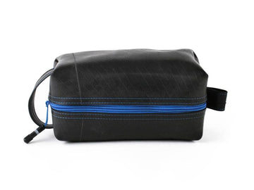 Large upcycled Tire Dopp Travel Kit - Made in the USA - Saves Landfill Space!