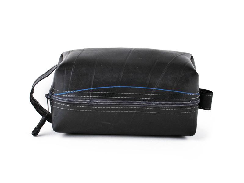 Large upcycled Tire Dopp Travel Kit - Made in the USA - Saves Landfill Space!