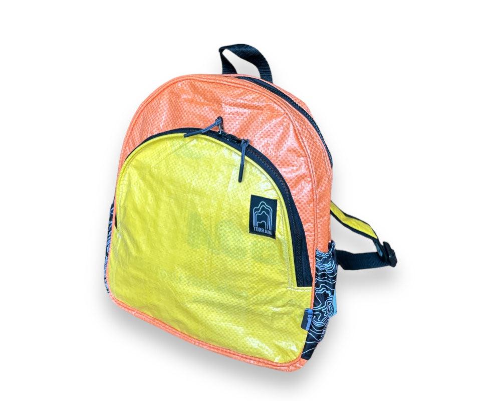 Small Upcycled Day or Childs Backpack- Saves Landfills!