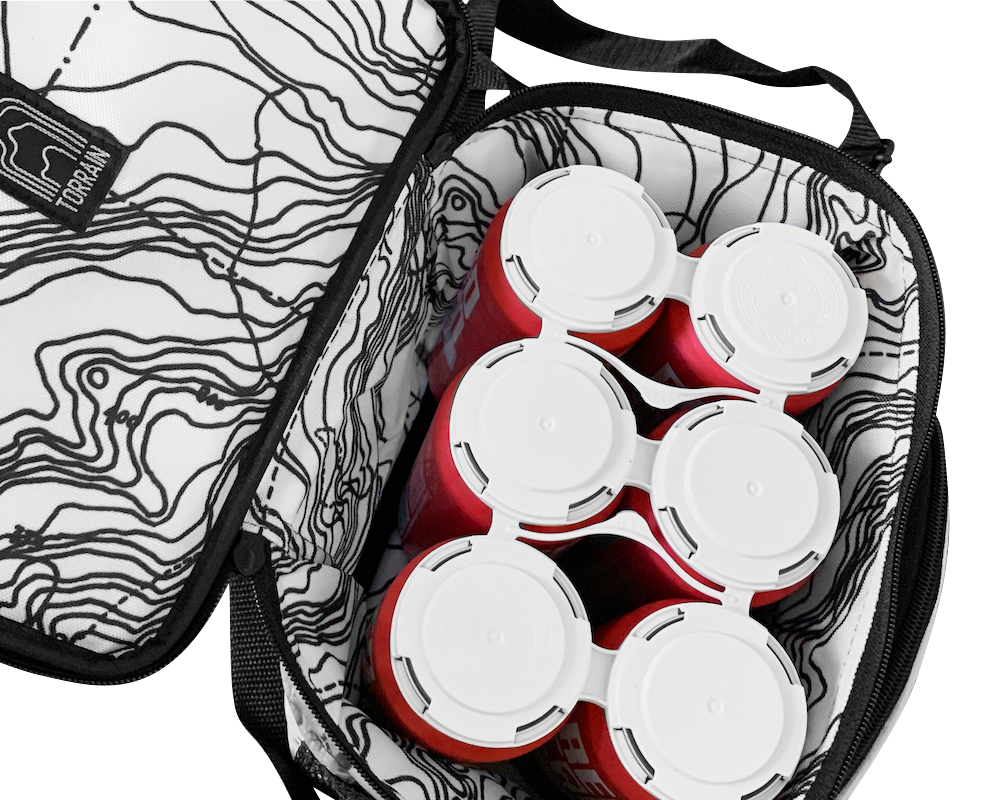 Upcycled Cooler Bag - Six pack cooler, Sustainable