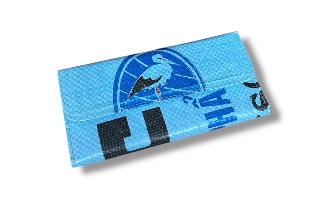 Large Upcycled Tri-Fold Wallet, Sustainable, Saves Landfill Space!