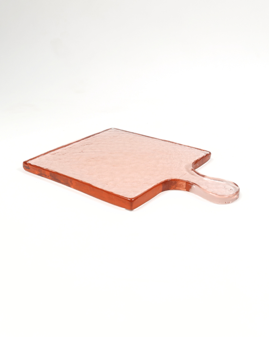 Hammered Glass Serving Boards, Fair Trade, India