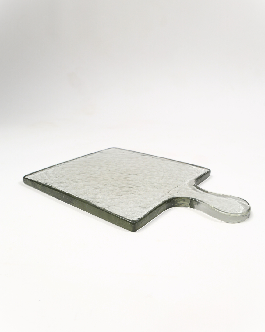 Hammered Glass Serving Boards, Fair Trade, India