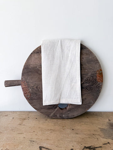 Pure French Linen Tea Towel - Vintage Stripe