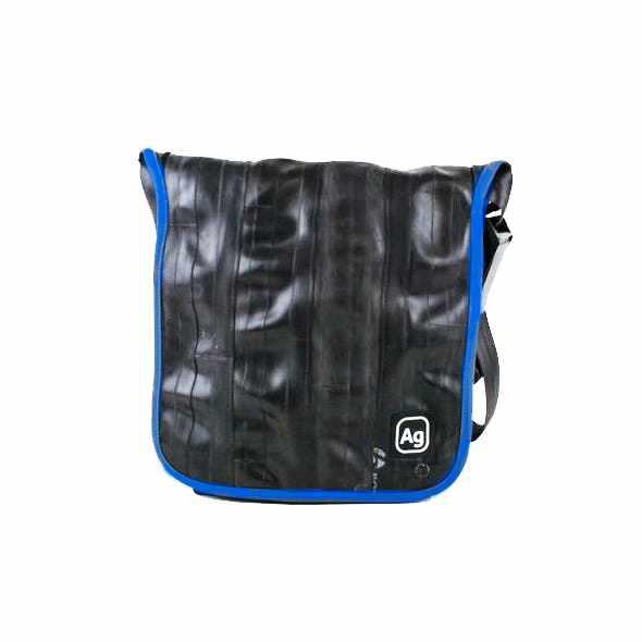 Up-cycled Shoulder Bag- Made in the USA from Bicycle tubes