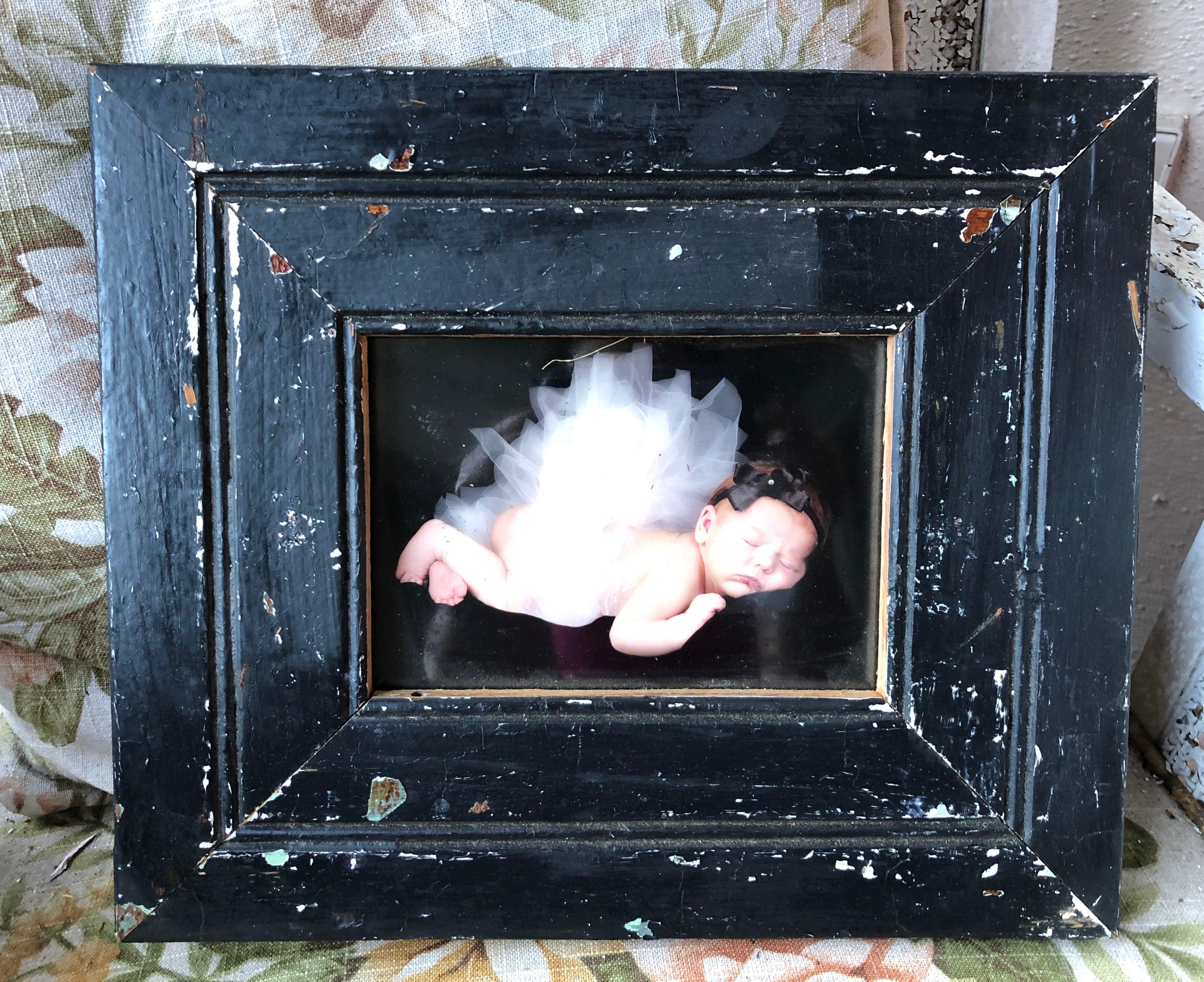 Upcycled & Reclaimed Wood Frames from Salvaged Moulding- Lots of colors!