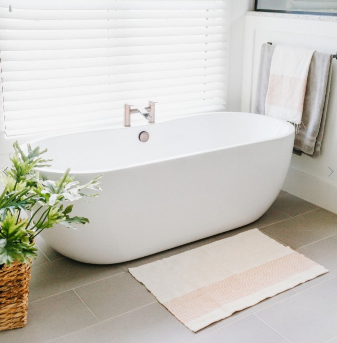 Ethiopian Cotton Bath Mats, Hand Woven, Fair Trade (Grey, Red or Navy) Eco-Friendly