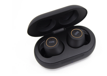 Small Wireless Earbuds in White or Black - Gives hearing aids to people in need