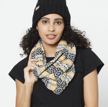 Hand Knit Infinity Scarf,  Fair Trade, Peru