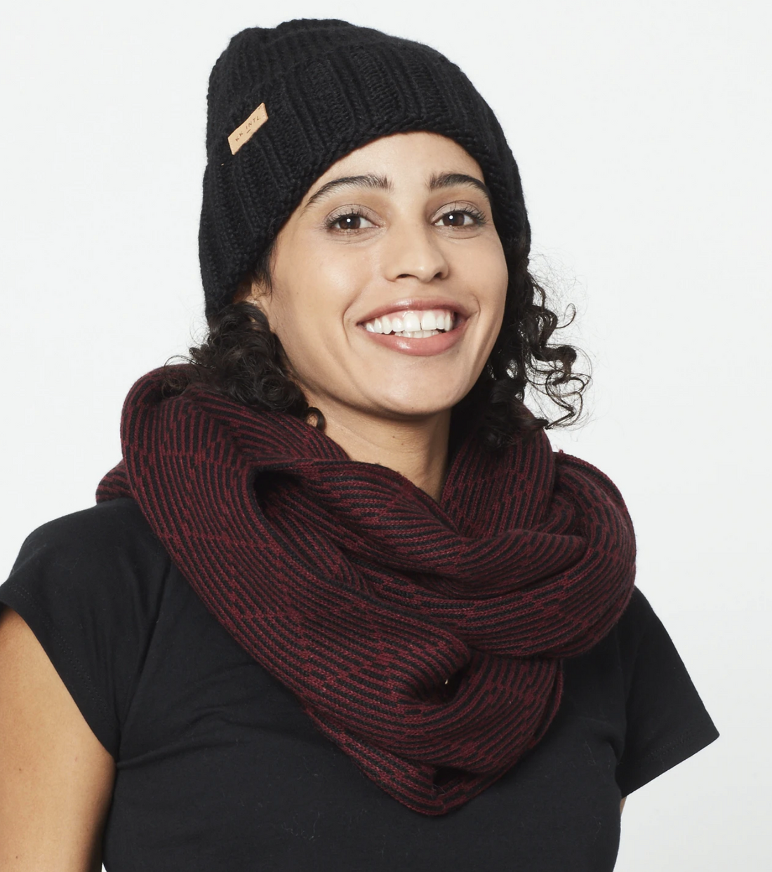 Hand Knit Infinity Scarf,  Fair Trade, Peru