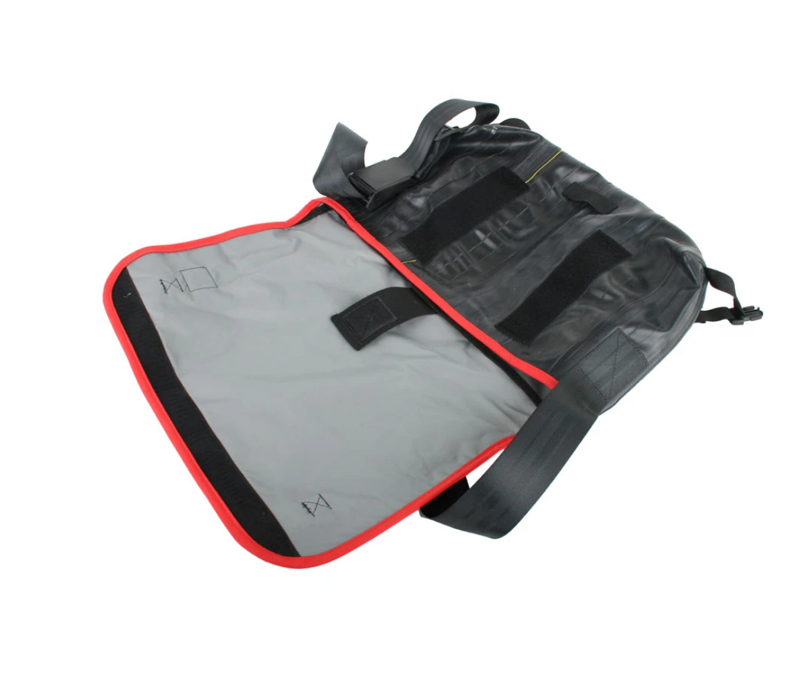 Upcycled Messenger / Laptop Bag, Made in the USA, Saves Landfill Space!