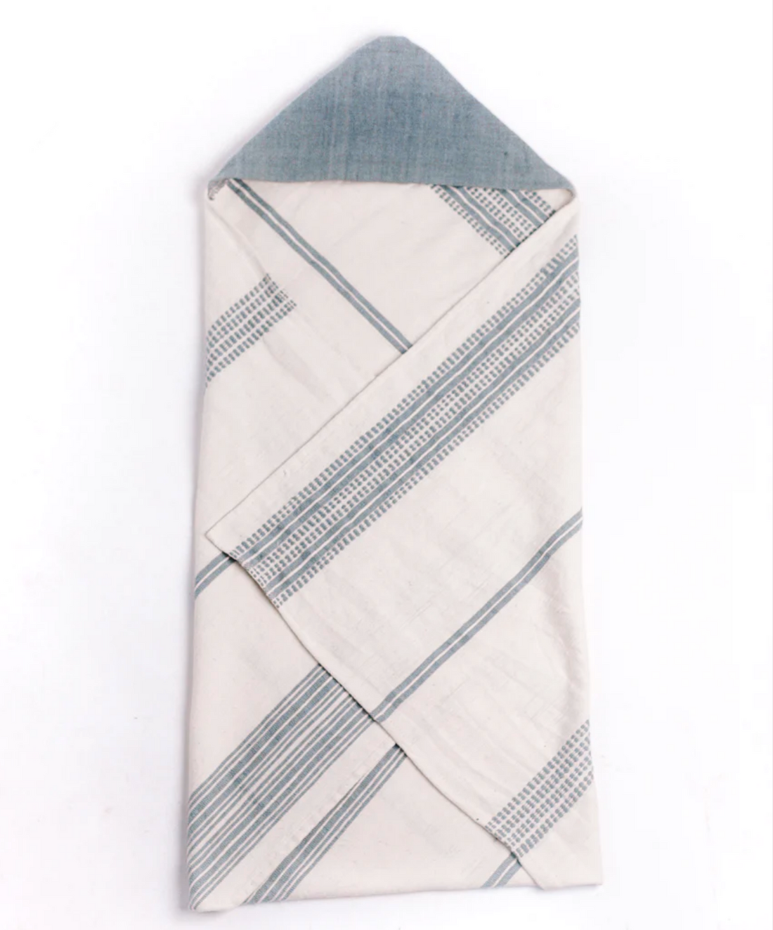 Ethiopian Hand-Spun Cotton Hooded Baby Towel - Fair trade