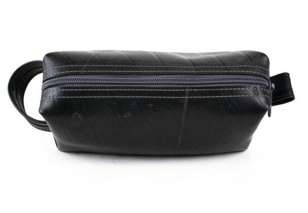 Small  Upcycled Travel  Dopp Bag, Sustainably made in the USA