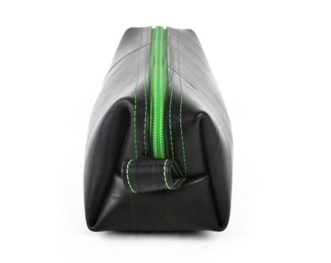 Small  Upcycled Travel  Dopp Bag, Sustainably made in the USA