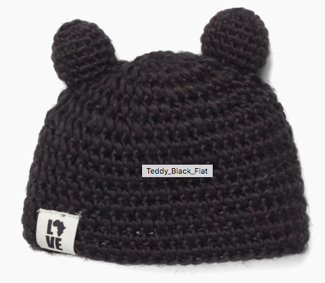 Kids Teddy Bear Hat - Helps Break the Cycle of Poverty!