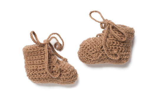 Handmade Crochet Baby Shoes- Fair Trade, Hand-signed, Uganda
