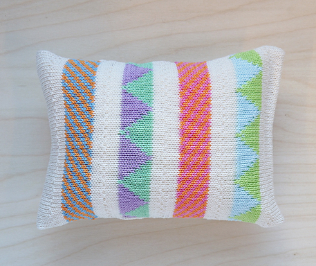 Navy or Ecru Mini Striped Kids & Baby Pillows, Fair Trade