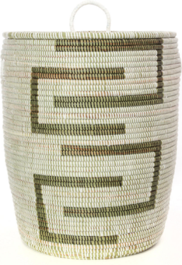 Fair Trade Sahara Hamper Laundry Storage Basket, 3 colors, Eco-Friendly