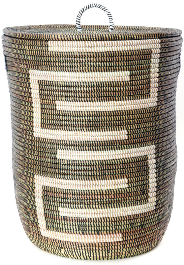 Fair Trade Sahara Hamper Laundry Storage Basket, 3 colors, Eco-Friendly