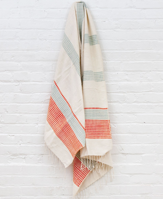 Ethiopian Cotton Bath Towels, Hand Woven, Fair Trade (pick your colors) Eco-Friendly