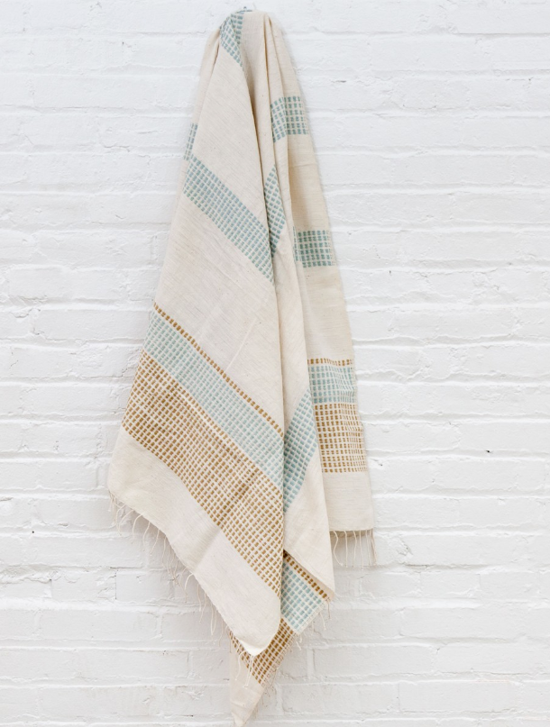 Ethiopian Cotton Bath Towels, Hand Woven, Fair Trade (pick your colors) Eco-Friendly