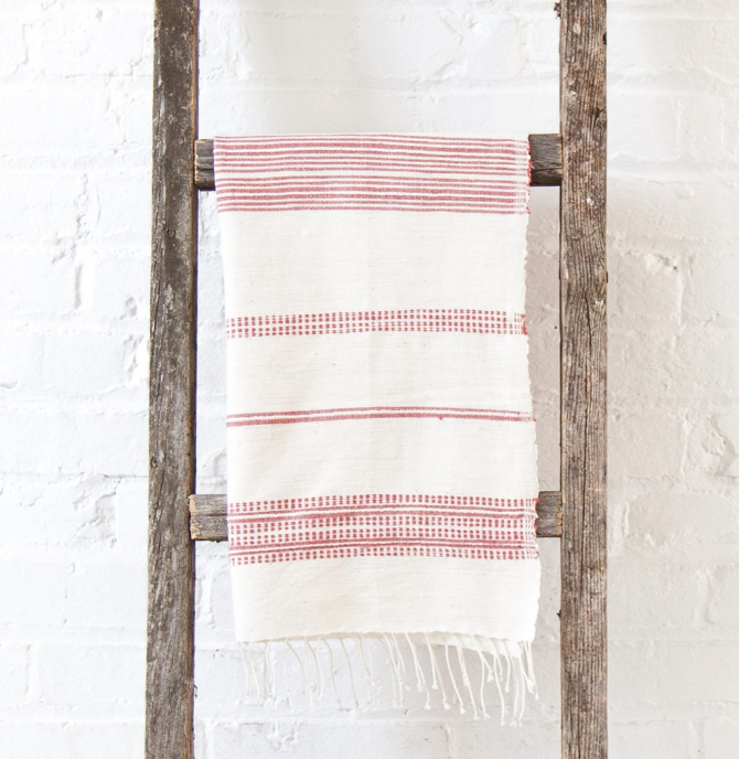 Set of 2 Hand Woven Aden Ethiopian Cotton Hand Towels (many colors)- Eco-Friendly, Fair Trade