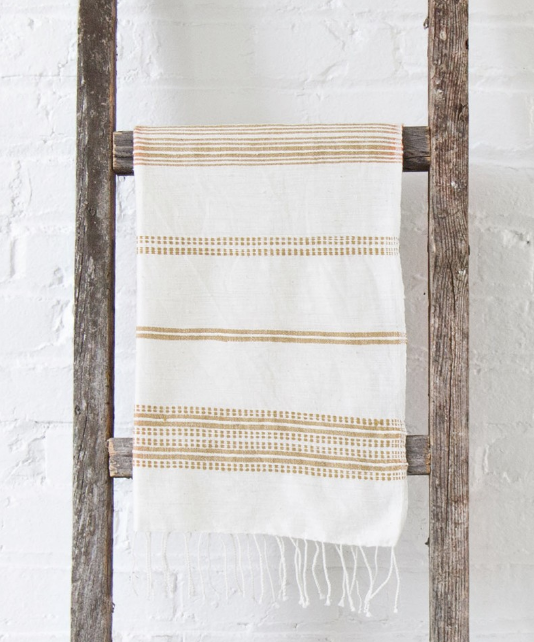 Set of 2 Hand Woven Aden Ethiopian Cotton Hand Towels (many colors)- Eco-Friendly, Fair Trade