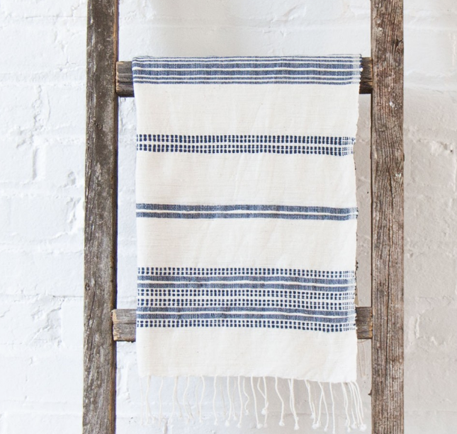 Set of 2 Hand Woven Aden Ethiopian Cotton Hand Towels (many colors)- Eco-Friendly, Fair Trade