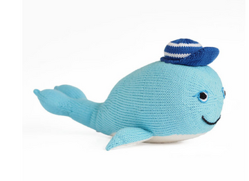 Hand Knit Wally The Whale, Fair Trade