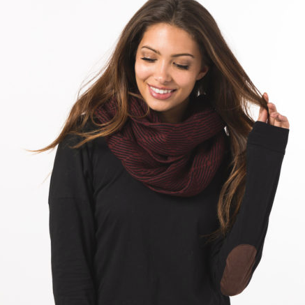 Hand Knit Infinity Scarf,  Fair Trade, Peru