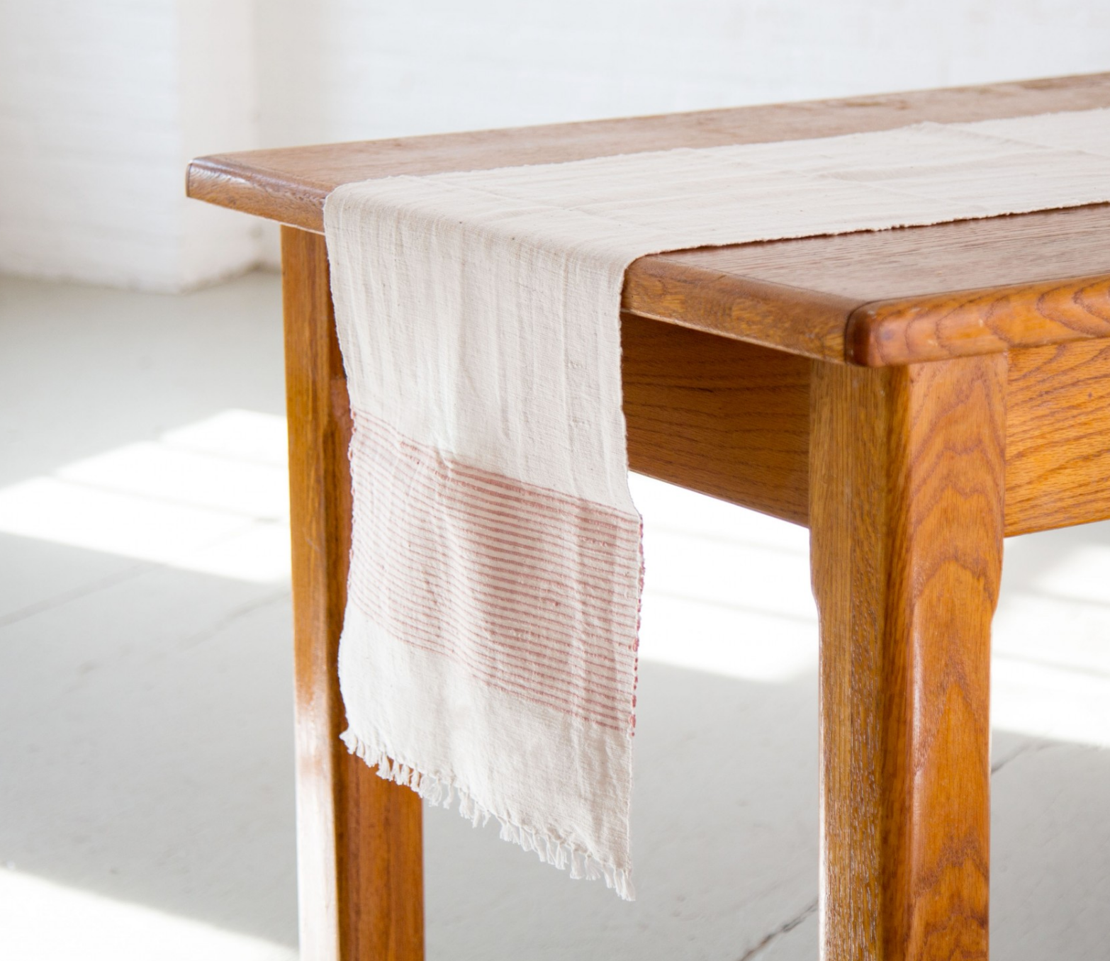 Hand Woven Ethiopian Cotton Table Runner,  Eco-Friendly, Fair Trade