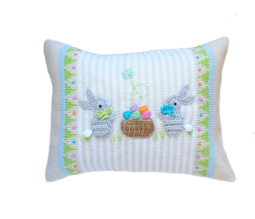 Easter Bunnies Pillow, Baby & Child, Support Fair Trade