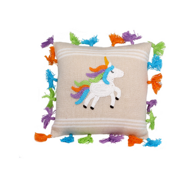 Handmade Baby or Child Unicorn Pillow- Fair Trade
