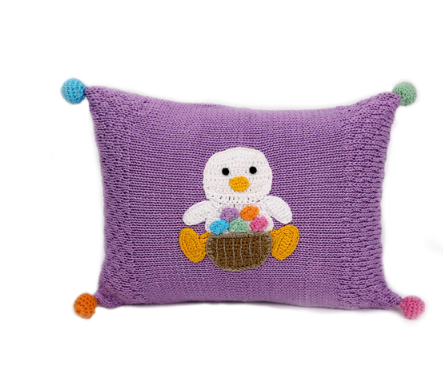 Handmade Baby Easter Duckling Pillow- Fair Trade