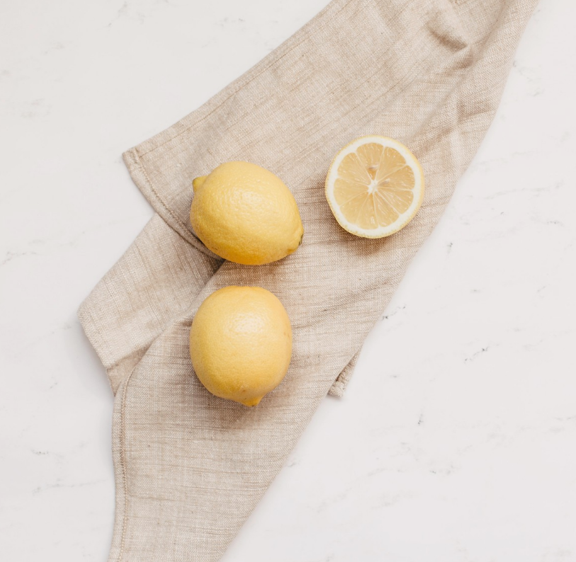 Set of 6 Hand Woven Ethiopian Cotton Petra Dinner Napkins- Navy or Beige, Eco-Friendly, Fair Trade