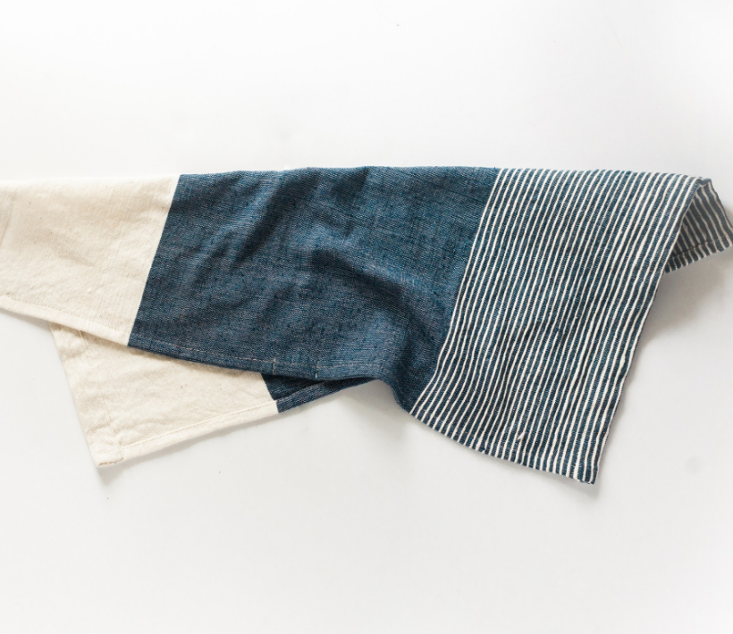 Set of 2 Hand Woven Ethiopian Cotton Tea Towels (choose color) Eco Friendly, Fair Trade