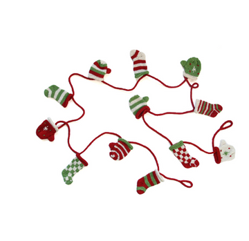 Handmade Garland With Hats & Mittens - Fair Trade