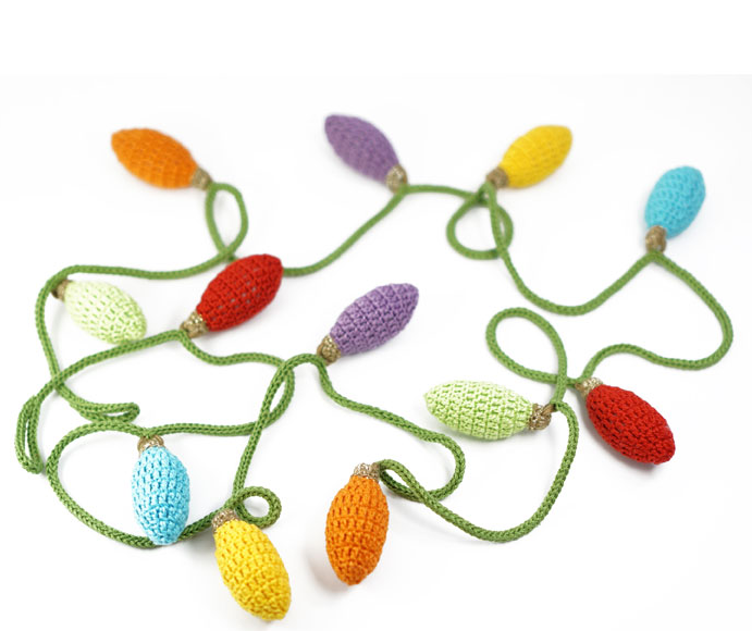 Handmade Garland With Colored Lights - Fair Trade