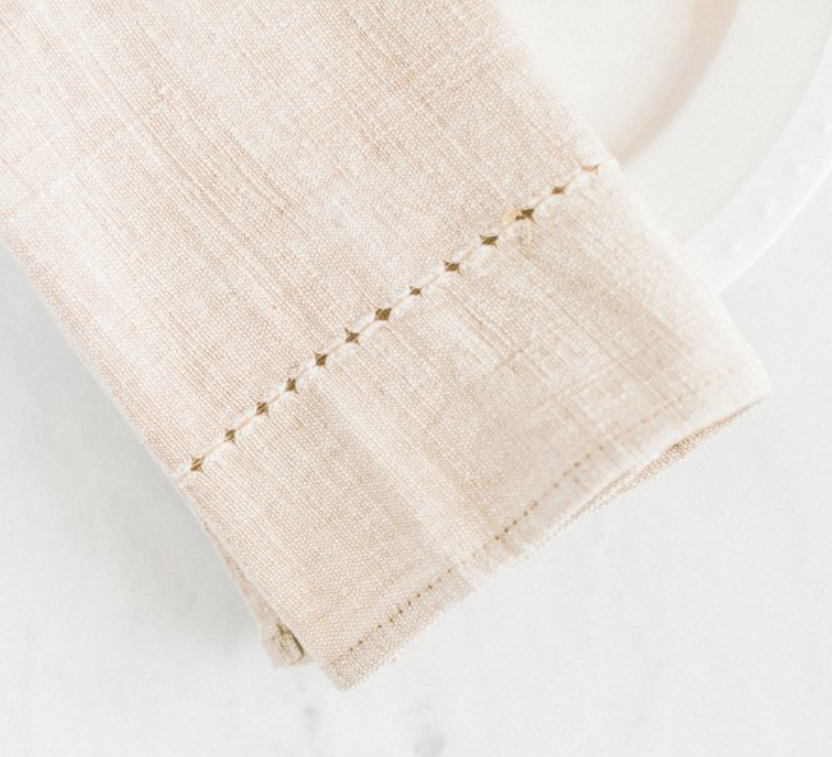 Set of 4 Hand Woven Pulled Dinner Napkins, Eco-Friendly, Fair Trade