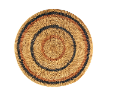 Hand Woven Peach & Black Wedding Baskets from Zambia, Fair Trade