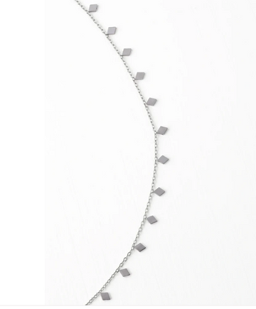 Silver Diamonds Necklace, Give freedom to girls & women!