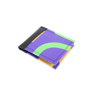 Upcycled ad Banner Wallet - Made in the USA - Saves Landfill Space!