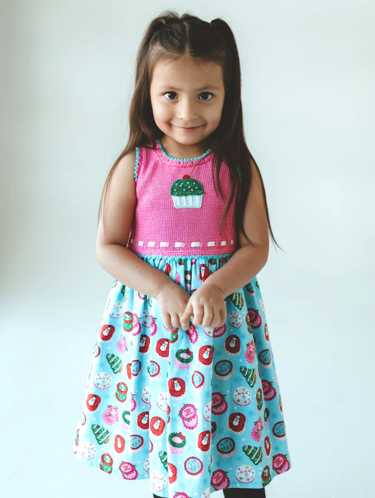 Hand Knit Baby & Toddler Christmas Sweets Holiday Dress, Fair Trade, Armenia